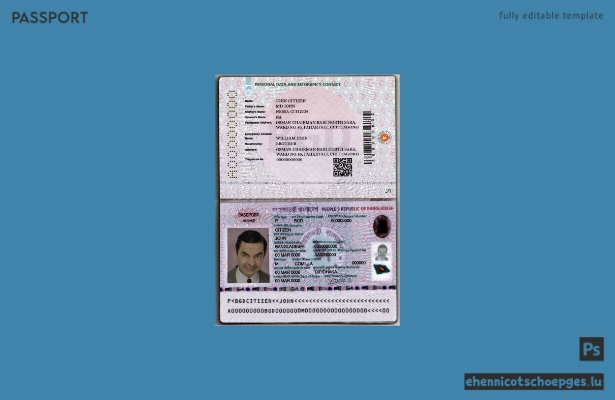 E-Pass für Bangladesch 2020 – Aktuelle Beispielvorschau